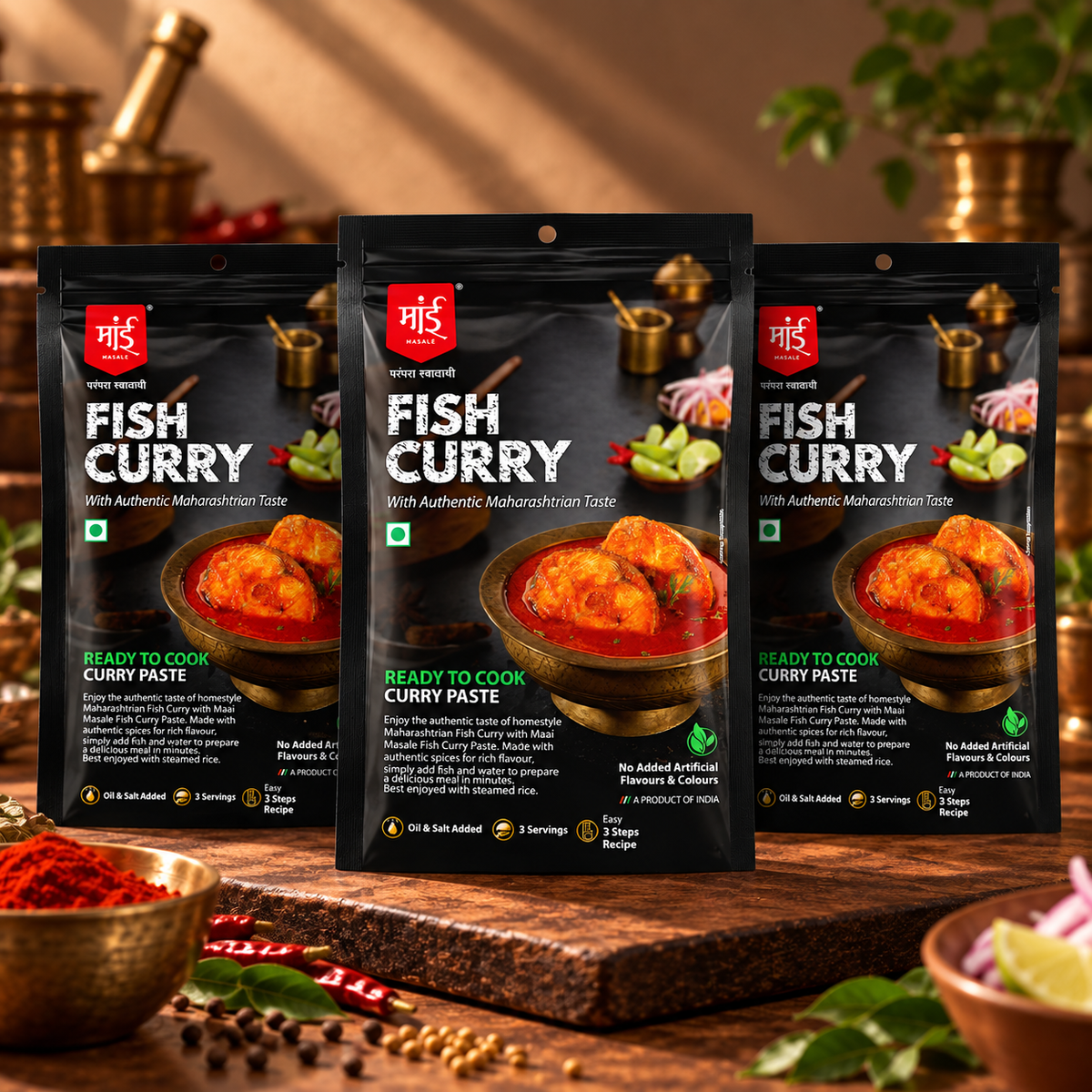 Fish Curry – Curry Paste Pack of 03