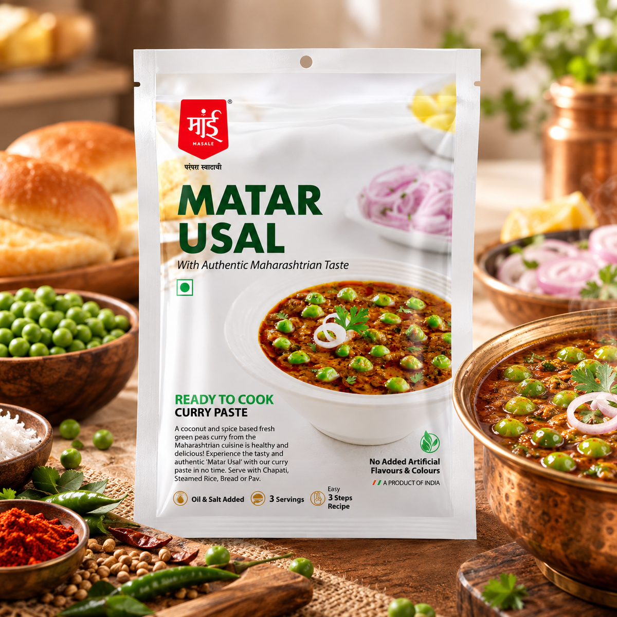Matar Usal – Curry Paste